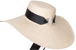 Arcadia's floppy straw boater is cool and durable.