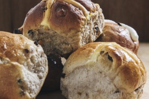 Hot cross buns have appeared in some Woolworths stores the day after Christmas. 