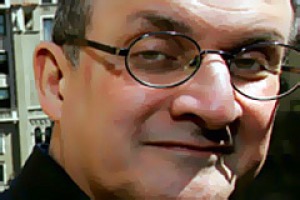 Book nooks ... Salman Rushdie in New York.