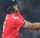 England's Joe Root bats during their second Twenty20 international cricket match against India at Vidarbha cricket ...