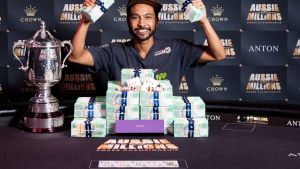 Shurane Vijayaram won $1.6 million at the Aussie Millions Poker Championship.