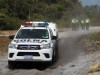 a Police van and officer on patrol along the track near the work site of the Roe 8 project in the Beeliar wetlands, Friday, Jan 27, 2017. pic by Trevor Collens