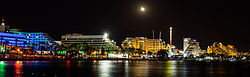 Eilat Coastline At Night.jpg