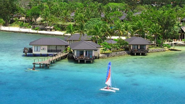 Warwick Le Lagon resort on Vanuatu's main island.