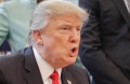 President Donald Trump speaks in the Oval Office of the White House in Washington.