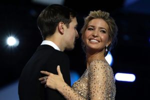 Ivanka Trump and her husband Jared Kushner dance at the Freedom Ball.