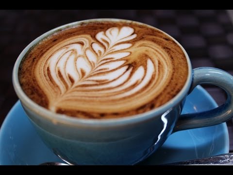 How to make free pour latte art easily on no crema coffee without an espresso machine