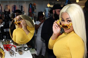 Blac Chyna seen at Launch of the New Amber Rose Eyewear Collection at Kitson-Melrose on Wednesday, August 27, 2015, in Los Angeles, CA.