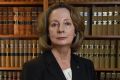 Newly announced High Court Chief Justice Susan Kiefel in her chambers in Brisbane. 