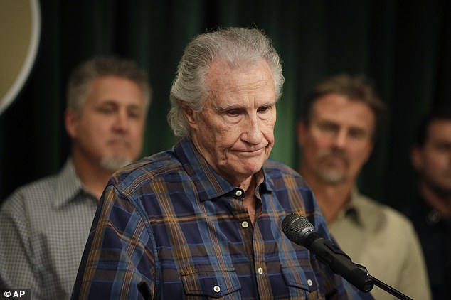 Bill Medley pauses for a moment while answering questions from the media during a news conference Monday in Los Angeles