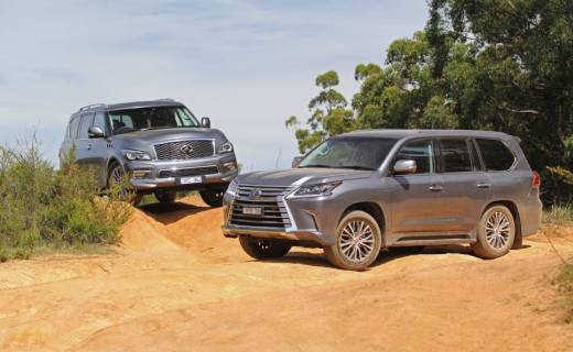 2016 Lexus LX 570 vs 2016 Infiniti QX80 Comparison Review | Battle Of The 4x4 Behemoths