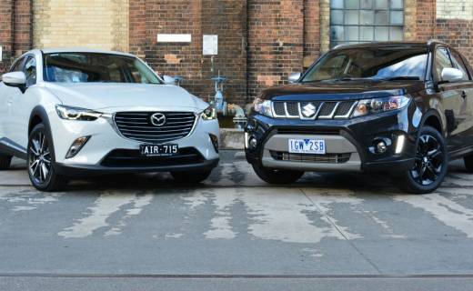 Small SUV Showdown – Mazda CX-3 v Suzuki Vitara Turbo Comparison Test