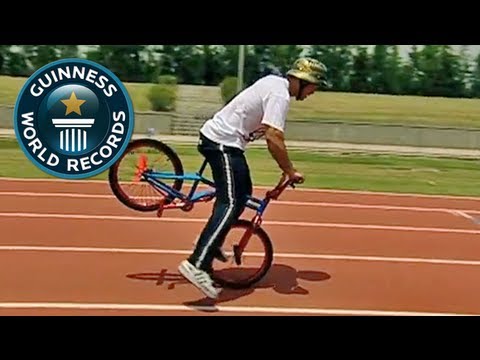 Longest Distance Bicycle Endo (Feet Off Pedals) -- GWR Video of the Week 3rd March