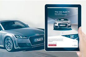 Adcentre Audi TT Tablet App Case Study Image 1