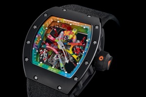 The watch Phan created with the Swiss brand Richard Mille, produced using a specially made airbrush.