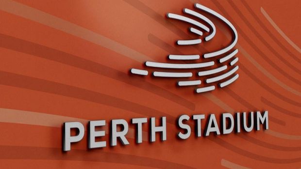 The logo for the new Perth Stadium.