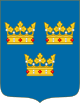 Shield of arms of Sweden.svg