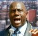 Former Los Angeles Lakers star Magic Johnson is worried by the direction of Donald Trump's presidency.