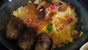 Saffron rice recipe (by "My Kitchen Rules" winners Tasia and Gracia Seger) for Good Food.