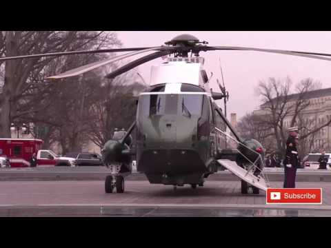 WATCH President Donald Trump and Obama Leave Capitol Hill on Inauguration Day AMAZING SIGHT!✔