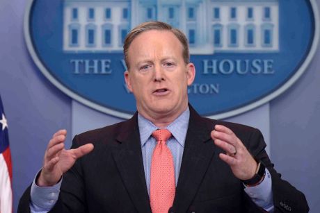 White House press secretary Sean Spicer said the refugee deal with Australia would go ahead. 