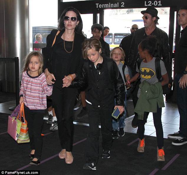 Doting dad: The source added that Brad had 'always wanted' joint custody unlike Angelina