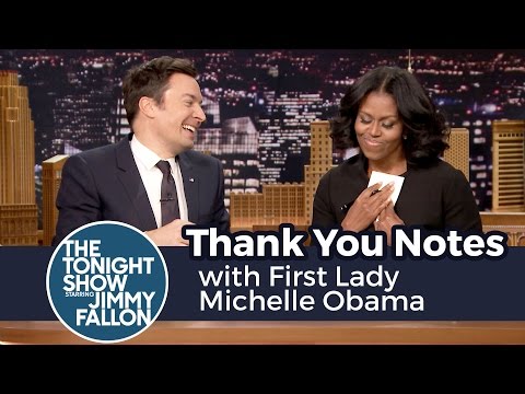 Thank You Notes with First Lady Michelle Obama