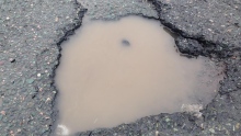 Whiteway Street pothole