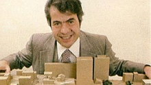 Pat Rocca and Market Square scale model