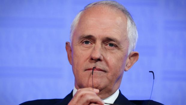 Prime Minister Malcolm Turnbull during his address to the National Press Club in Canberra on Wednesday.