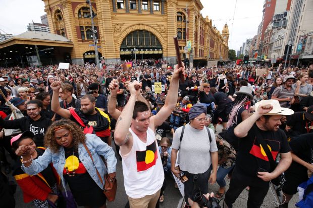 Invasion Day Melbourne rally