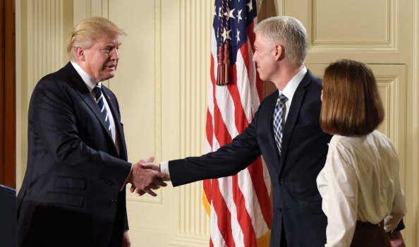 President Donald Trump announces 10th U.S. Circuit Court of Appeals Judge Neil Gorsuch as his choice for Supreme Court ...