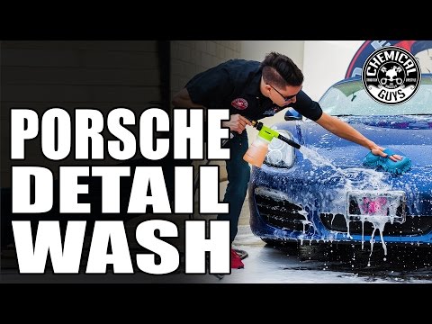 Basic Car Detailing Prep Wash Steps - Chemical Guys Detail Garage: Porsche Boxster Part 1