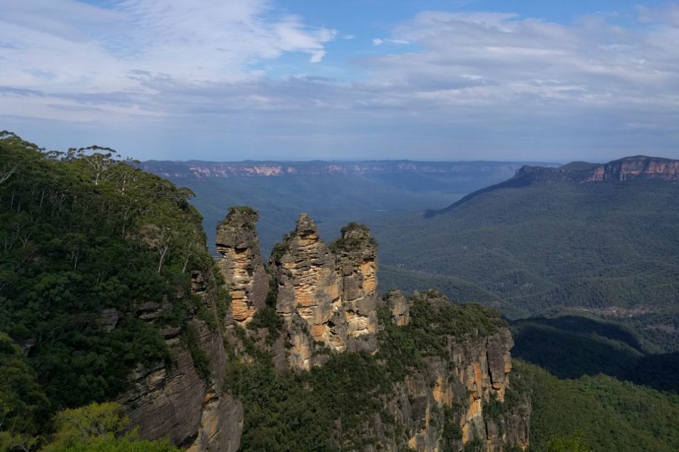  Take in the majestic Three Sisters in the Blue Mountains NSW, a rock formation looking out across the Jamison Valley