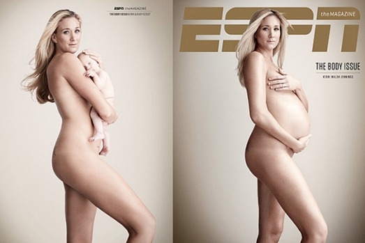 US beach volleyball Olympic gold medalist Kerri Walsh Jennings has twice posed naked for <i>ESPN</i> magazine's Body ...