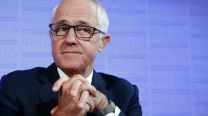 Prime Minister Malcolm Turnbull addresses the National Press Club of Australia in Canberra on Wednesday 1 February 2017. ...