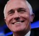 CANBERRA, AUSTRALIA - FEBRUARY 01: Malcolm Turnbull prepares to deliver his National Press Club address on February 1, ...