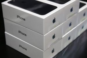 Apple sold 78.29 million iPhones in its fiscal first quarter ended December 31, up from 74.78 million a year earlier.