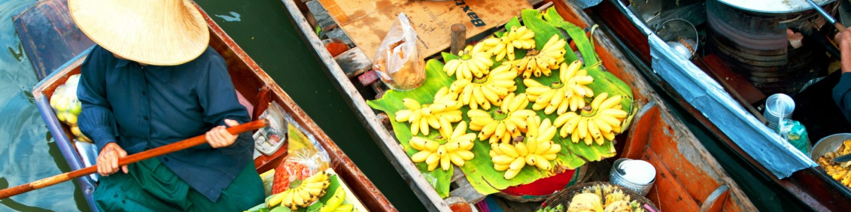 Thailand floating market