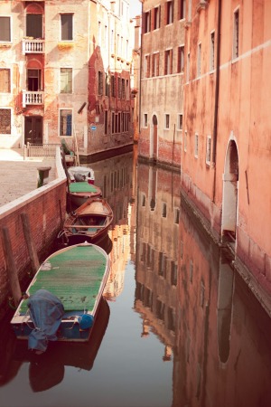 A sunny day in Venice.