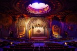 The original 1927 theatre at the Ace Hotel is a phantasmagoria of gilt and plaster work.