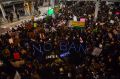 Thousands protest against the Muslim immigration ban at John F. Kennedy International Airport on January 28, 2017 in New ...