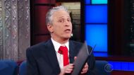 Jon Stewart on The Late Show with Stephen Colbert