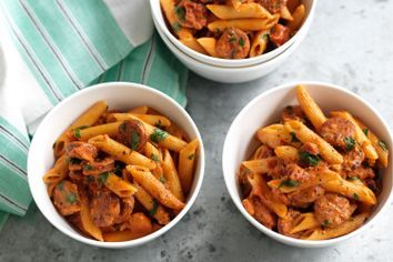 Chorizo pasta