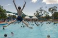 Canberrans cool off at Big Splash Waterpark. 