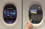 Is this the future of flying? Touchscreen windows would display flight information.