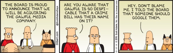 Dilbert. October 10.