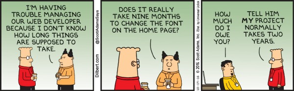 Dilbert. October 19.