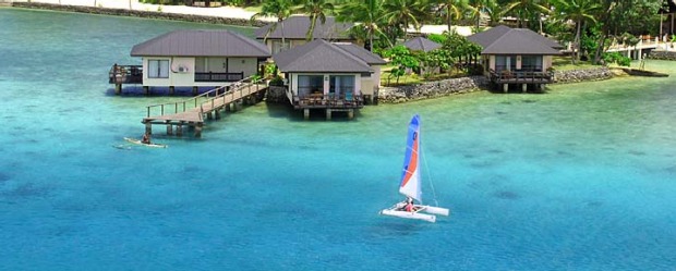 Warwick Le Lagon resort on Vanuatu's main island.