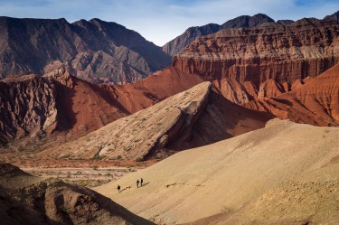 Exploring the Quebrada, near Cafayate in northern Argentina feels like going into another world.